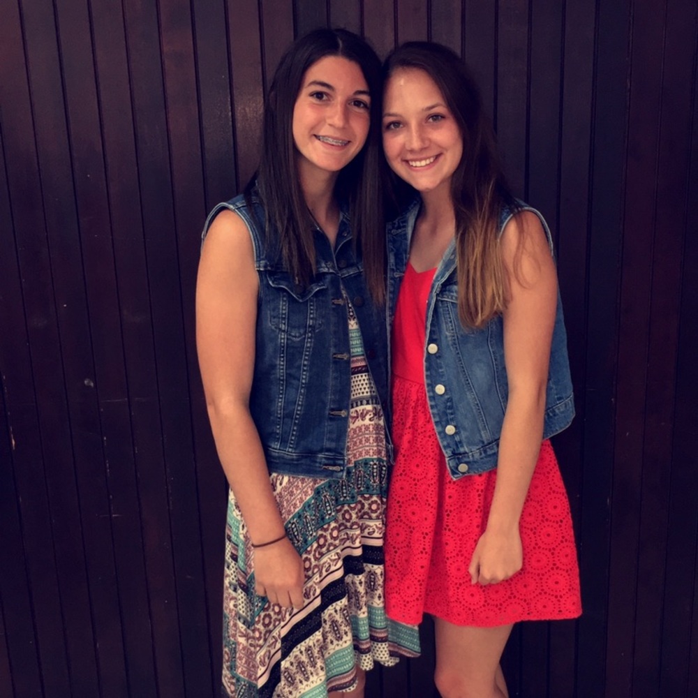 Dress and jean jacket